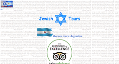 Desktop Screenshot of jewish-tours.com.ar